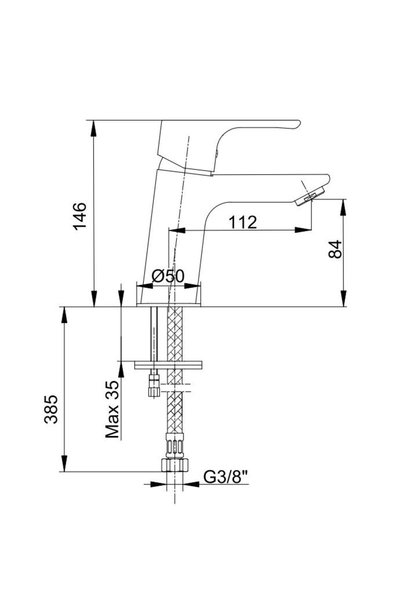 Eca Niobe Sink Faucet