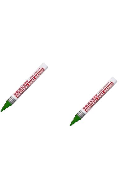 Marvy Green Paint Marker - 4.5 Mm Tip (2 Pieces)