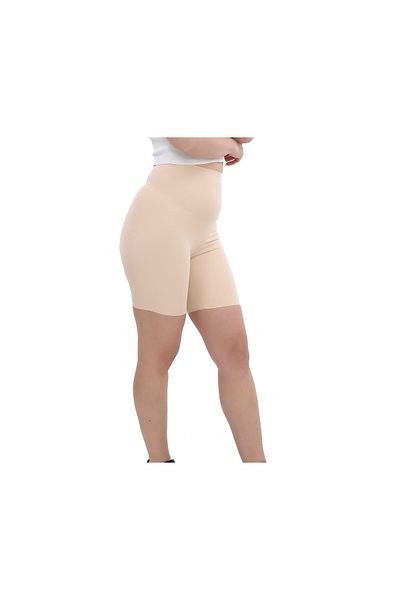 Sh Mağazacılık Porfy Laser Cut 5 Zone Women's Shorts Corset - No Trace, No Inside, Skin Color
