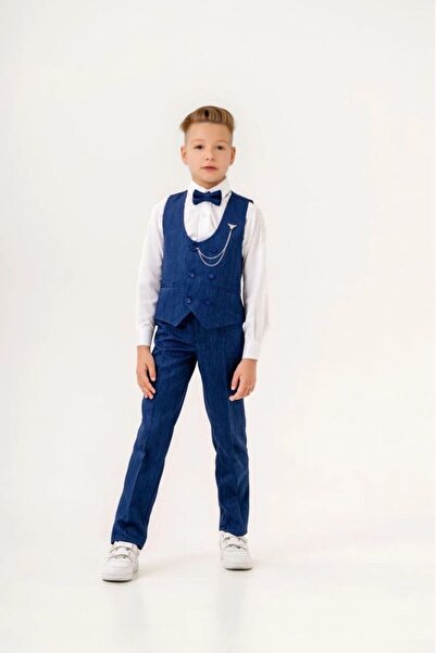 Tiril Tiril Boy's Suit with Planet Vest
