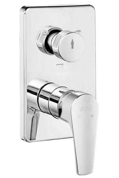 Eca Niobe Concealed Bathroom Faucet 2 Piece Set / 3 Way (102167313-K 102166301)