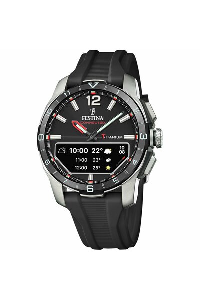 FESTİNA ساعة يد رجالية F23000/4 CONNECTED D باللون الأسود