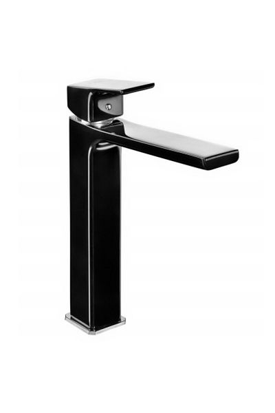 Eca Tiera High Type Chrome Black Sink Faucet - 103588002