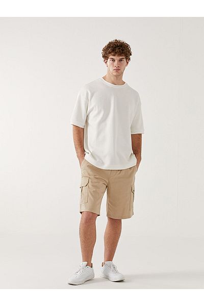 LC Waikiki Ανδρικό σορτς Cargo Standard Fit Gabardine