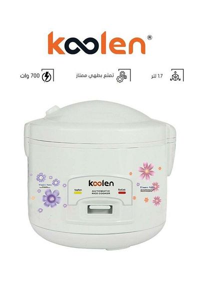 Koolen Rice Cooker - 1.7 L 700 W White