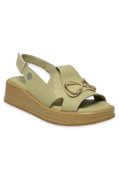 Mammamia Дамски сандали 2780LX/Ябълково зелени, писалка Apple