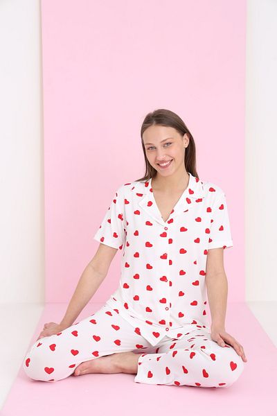 ELİTOL Bamboo Buttoned Pajama Set