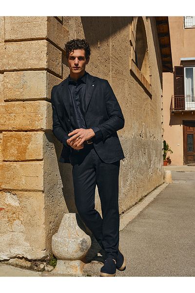 LC Waikiki Ανδρικό παντελόνι Standard Fit Line Blended