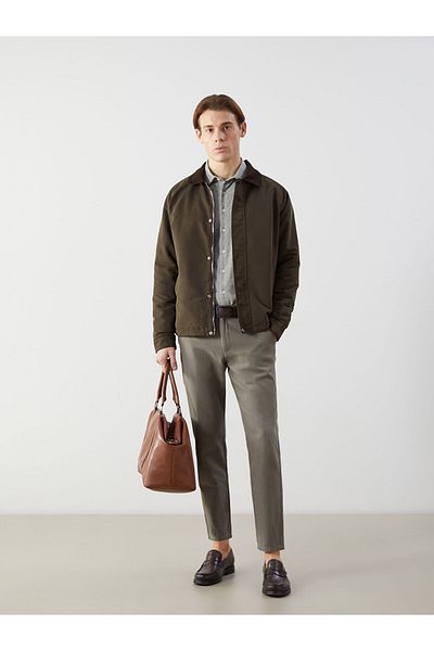 LC Waikiki Ανδρικό παντελόνι Standard Fit Line Blended