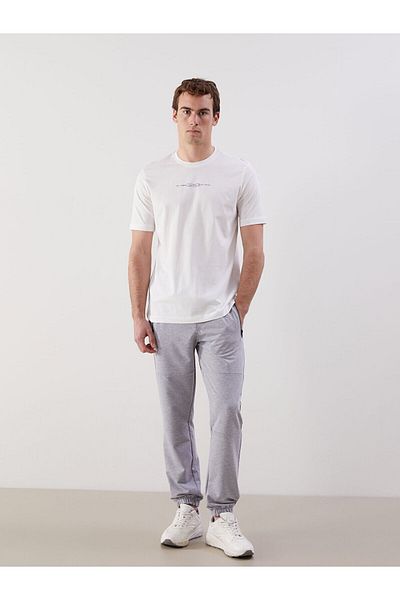 LC Waikiki Crew Neck Printed Combed Cotton Men's T-Shirt
