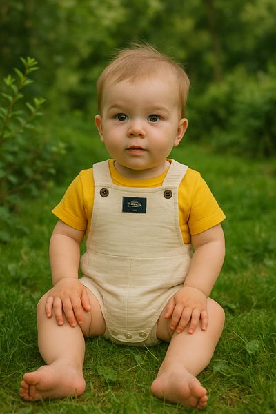 baume clothes Badil Muslin Yellow Slopet