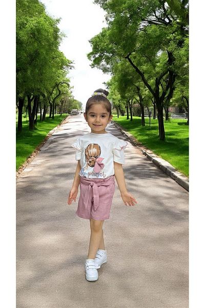 Medinenur Girl's Shorts Set