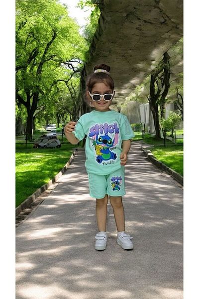 Medinenur Girl's Shorts Set