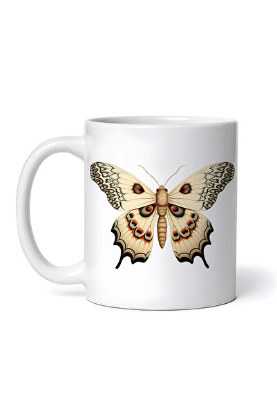 OEM Εξατομικευμένη Λευκή Κούπα, Julian Butterfly, Inovatix®. 330ml