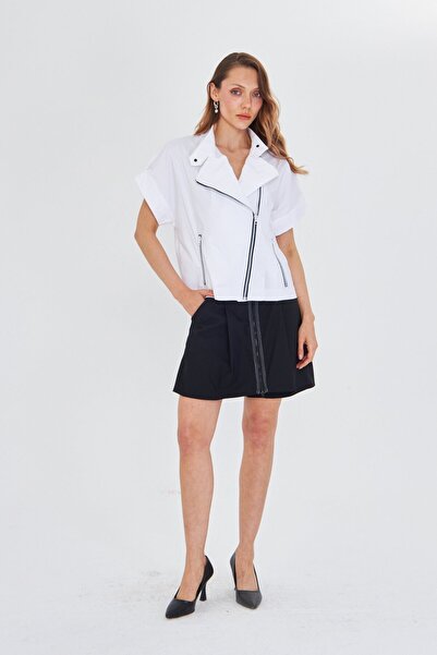 LAMANTE SİYAH ŞORT ETEK