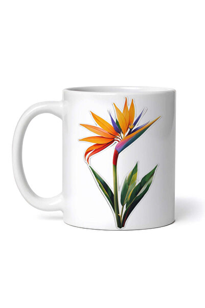 OEM Cană albă personalizată, Pasărea Paradisului cu Coadă Scurtă, INOVATIX®. ...