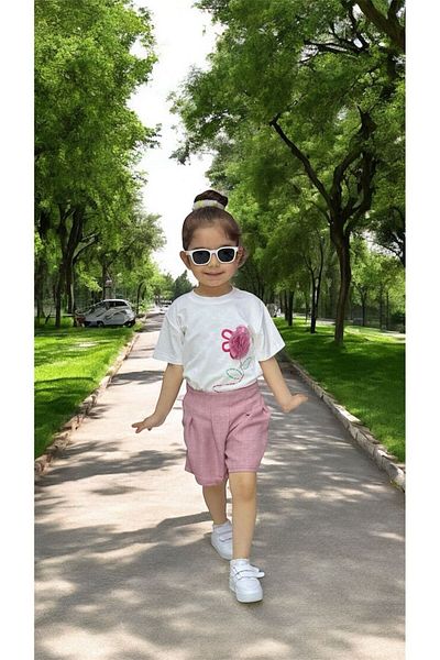 Medinenur Girl's Shorts Set