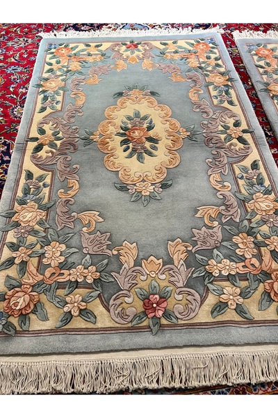 RD RAMAZAN DAĞ EL HALI SANATI El Dokuma Kabartmalı Çin Halısıdır Mükemmel Ürü...