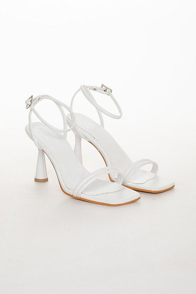 MFT AYAKKABI Women's 9 cm Thin Heeled Summer Shoes
