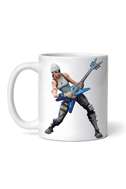 OEM Cană albă personalizată, Fortnite Rock Out, INOVATIX®. 330 ml
