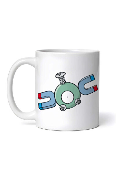 OEM Cană albă personalizată, Pokemon Magnemite, INOVATIX®. 330 ml