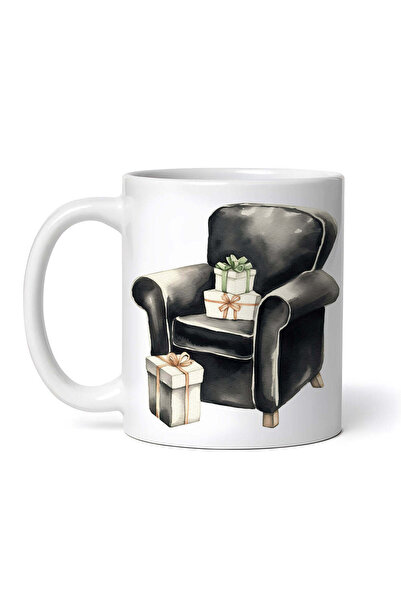 OEM Εξατομικευμένη Λευκή Κούπα, Πολυθρόνα με Χριστουγεννιάτικα Δώρα, Inovatix...