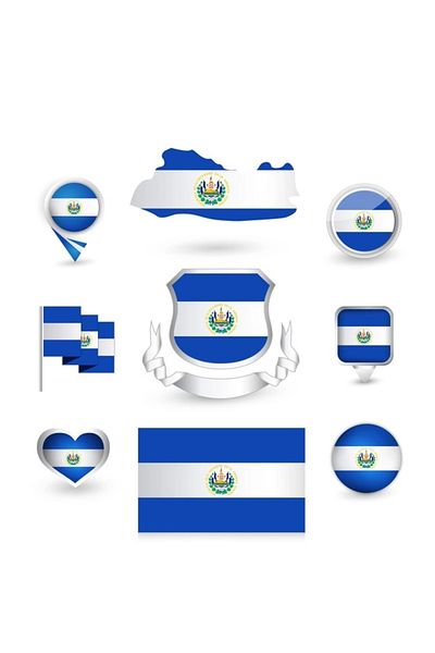 Reysa Tasarım El Salvador Sticker Set