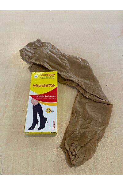 Babit Kadın 40 Den Orta Kalın Dizaltı Tül Çorap 6'lı