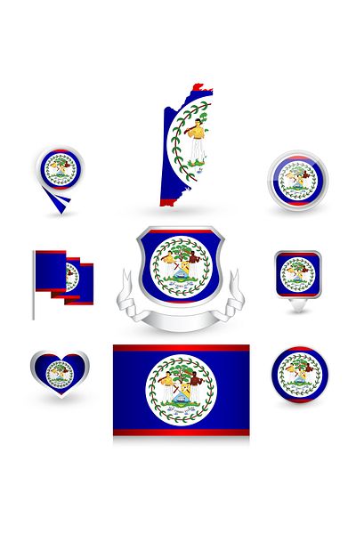 Reysa Tasarım Belize Sticker Set