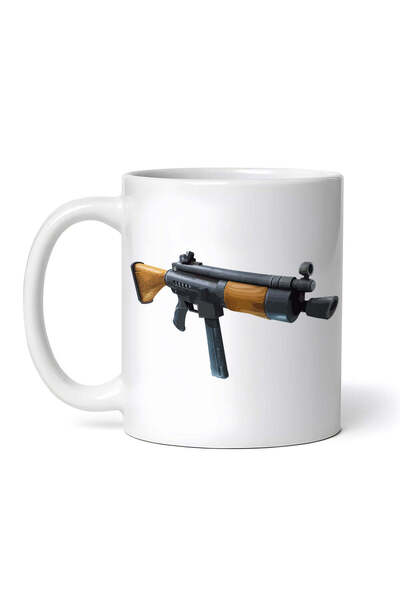 OEM Cană albă personalizată, Armă Fortnite Battle Royale, INOVATIX®. 330 ml