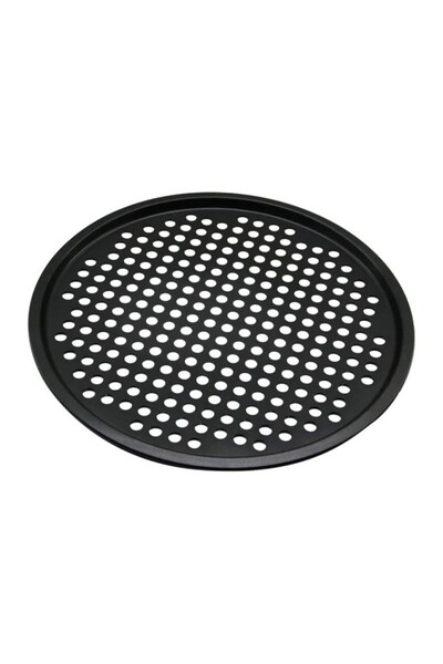 Tiesa Home Fireproof Non-Stick Perforated Teflon Pizza Tray Pan 26cm
