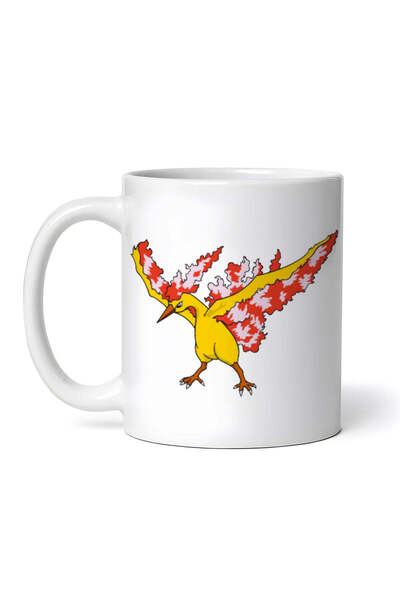 OEM Cană albă personalizată, Pokemon Moltres, INOVATIX®. 330 ml