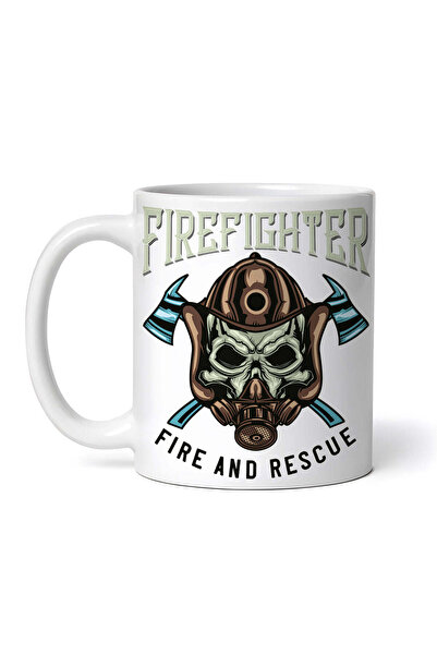 OEM Cană albă personalizată, Pompieri și salvatori, INOVATIX®. 330 ml