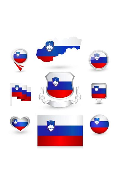 Reysa Tasarım Slovenia Sticker Set