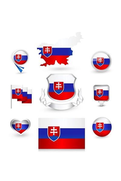 Reysa Tasarım Slovak Republic Sticker Set