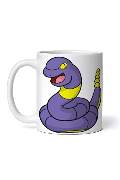 OEM Εξατομικευμένη λευκή κούπα, Pokemon Ekans, INOVATIX®. 330 ml