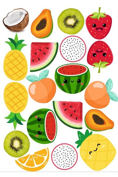 Reysa Tasarım Fruits Sticker Set
