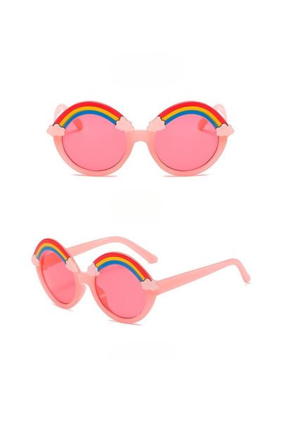 MACERATİ Rainbow Unisex Round Cute Children/Kids Sunglasses