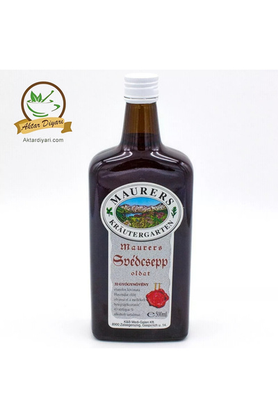 Aktar Diyarı Maurers Krautergarten Isveç Şurubu Orjinal 500 ml