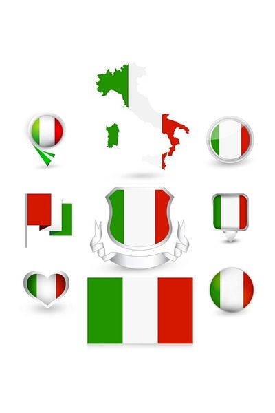 Reysa Tasarım Italy Sticker Set