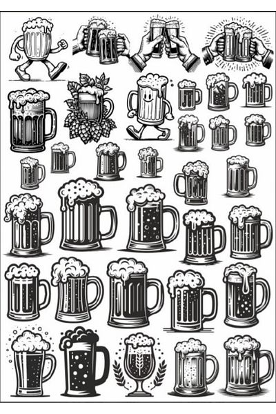 Reysa Tasarım Beer Sticker Set