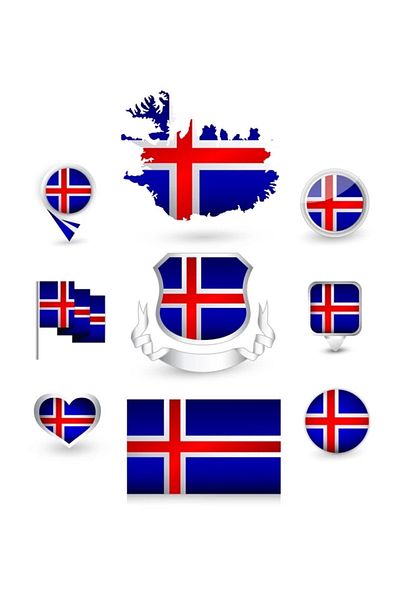 Reysa Tasarım Iceland Sticker Set