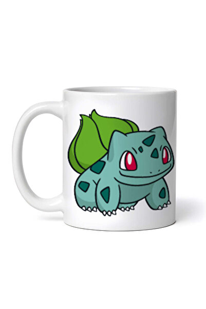 OEM Cană albă personalizată, Pokemon Bulbasaur copil, INOVATIX®. 330ml