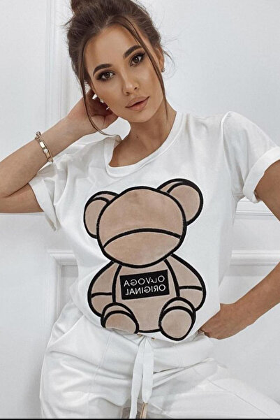 FashionForYou Μπλούζα Kyra, με με τύπωμα ", λευκό