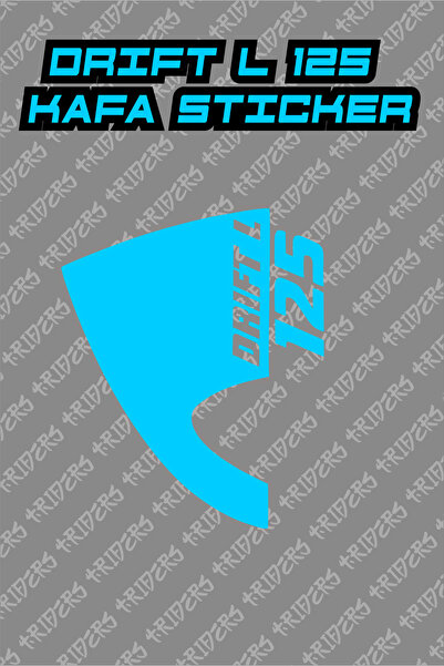TRİDERS ملصق مونديال دريفت L 125 للرأس