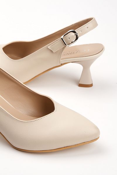 MFT AYAKKABI Women's Thin Heeled Pointed Toe Casual Shoes