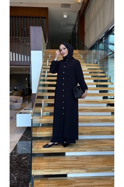 sevannaluxurydesign طقم تونيك وبنطلون بأزرار