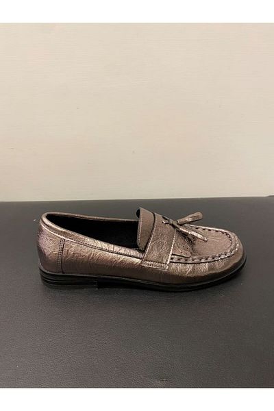 özay bodrum Women's Daily Tassel Loafer Shoes