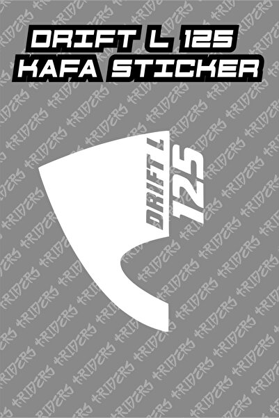 TRİDERS Mondial Drift L 125 Kafa Sticker Etiket