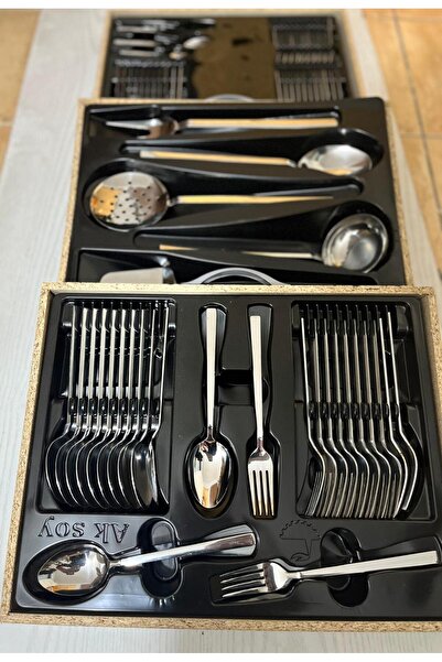 GİDERGELİR TİCARET ÇATAL KAŞIK KEPÇE SETİ 12 KİŞİLİK